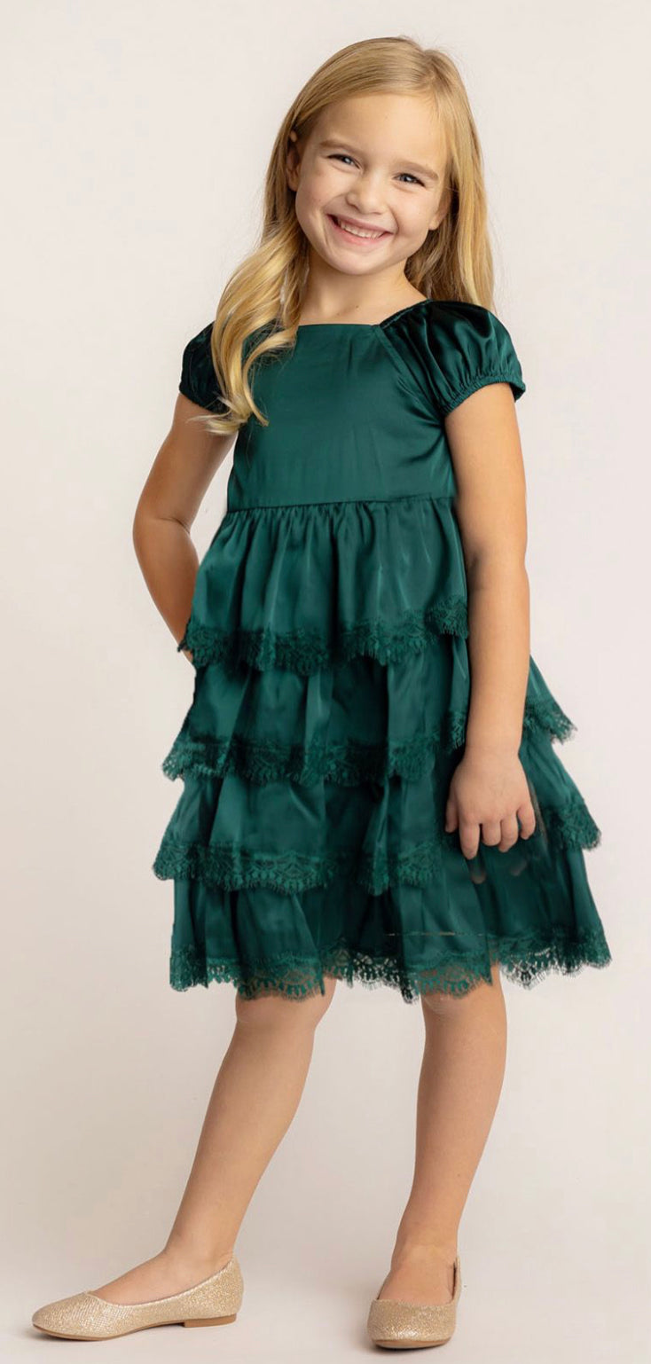 Emerald Lace Dress