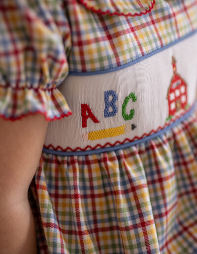 School Days Smocked Dress