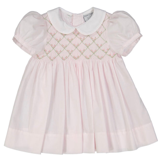 Rosebud Diamond Smocked Dress