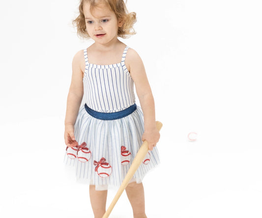 Baseball TuTu Skirt With Bike Shorts
