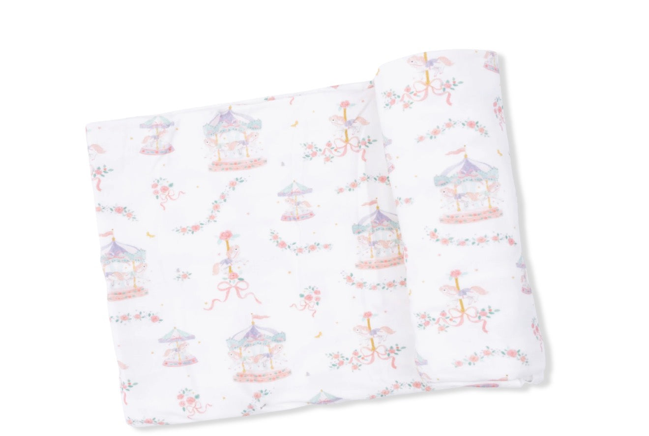 Carousel With Bows - Swaddle