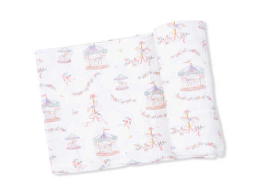 Carousel With Bows - Swaddle
