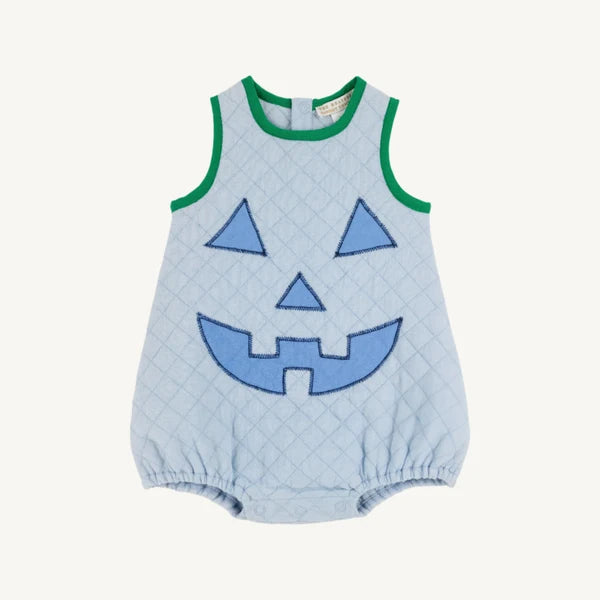 Happy Halloween Blue Pumpkin Bubble Costume