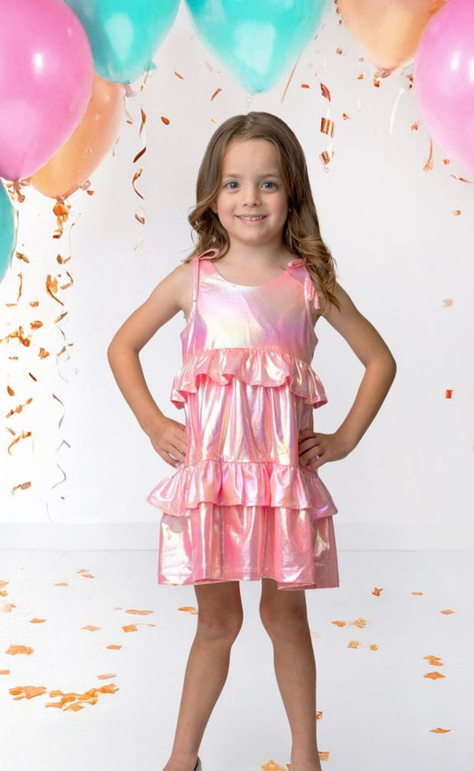 Strawberry Shimmer Dress