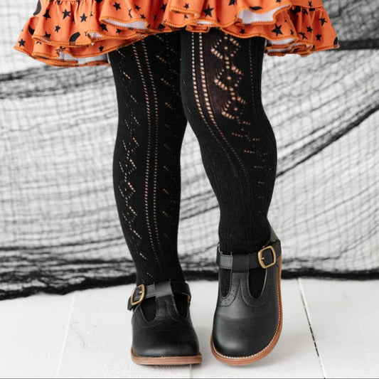 Black Fancy Knee High