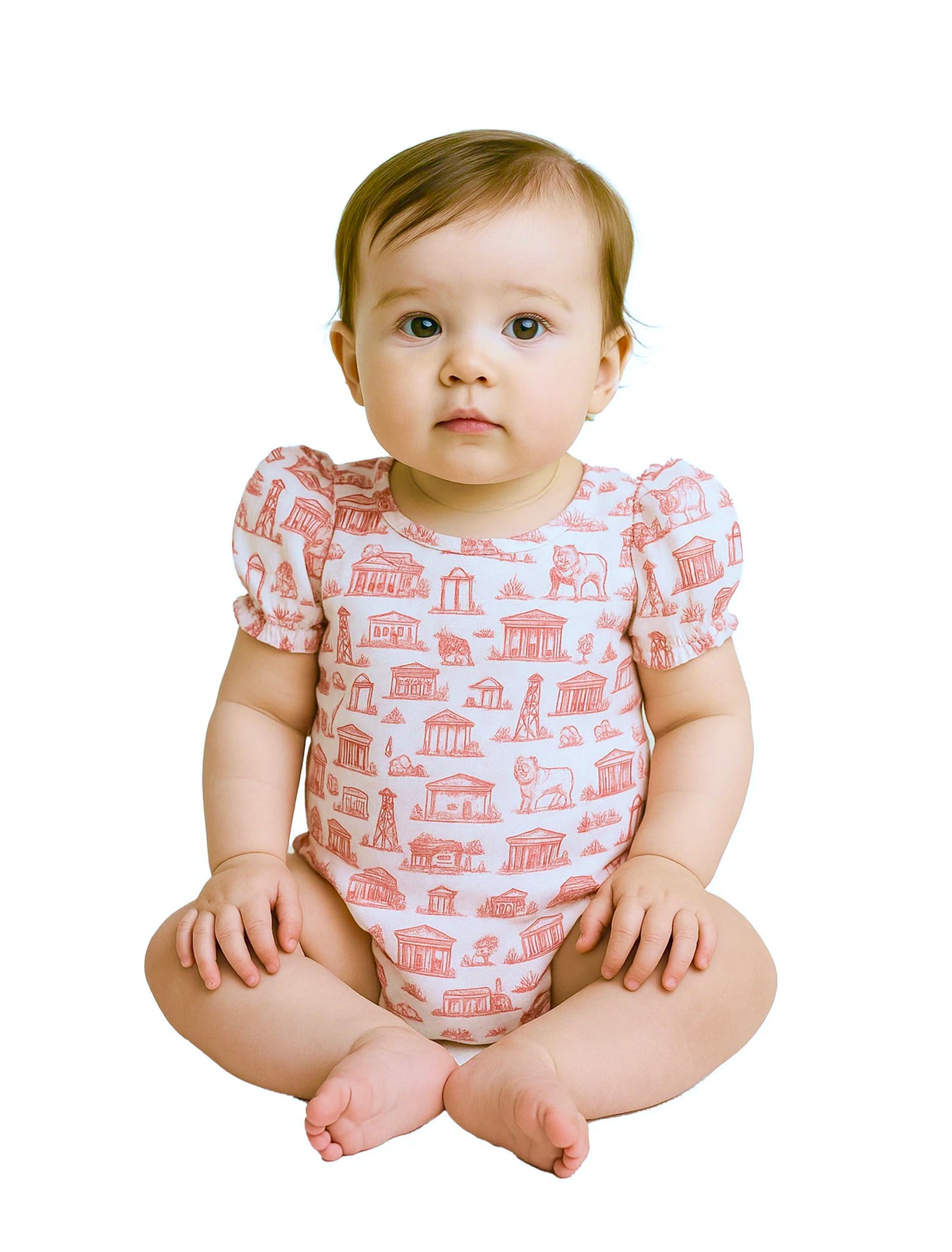 Toile Puff Sleeve Bubble