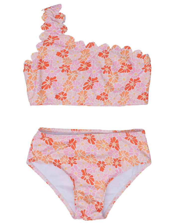 Bahama Two Piece Peachy Pink Florals