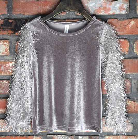 Pewter Shaggy Top