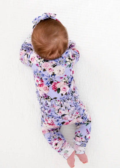 Emerson Floral Ruffle Zip