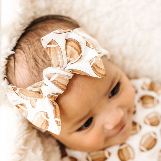 Little Champs Football Print Headbans