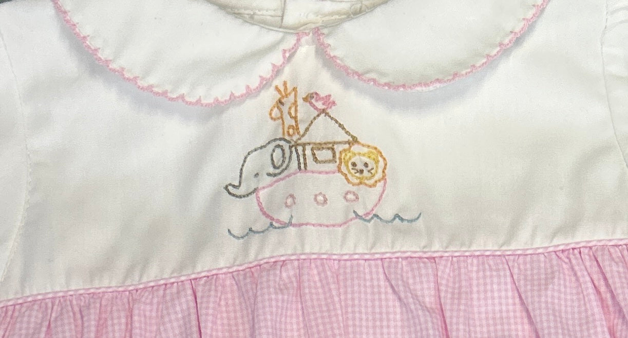 Pink Noah’s Ark Romper