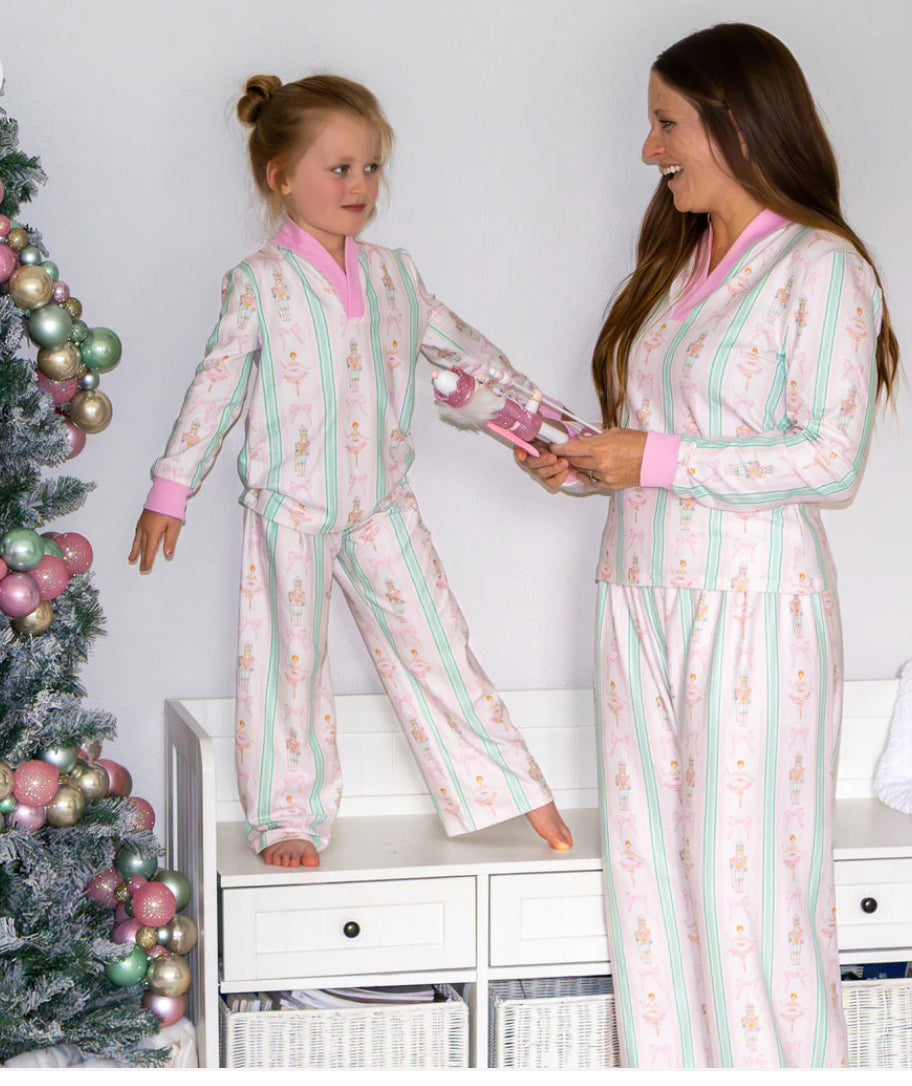 Wide Leg Lounge Set- Nutcracker Holiday Set Mommy and Me