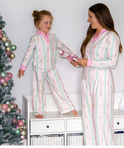 Wide Leg Lounge Set- Nutcracker Holiday Set Mommy and Me