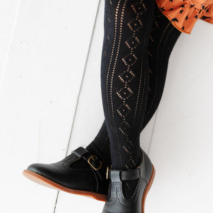 Black Fancy Knee High