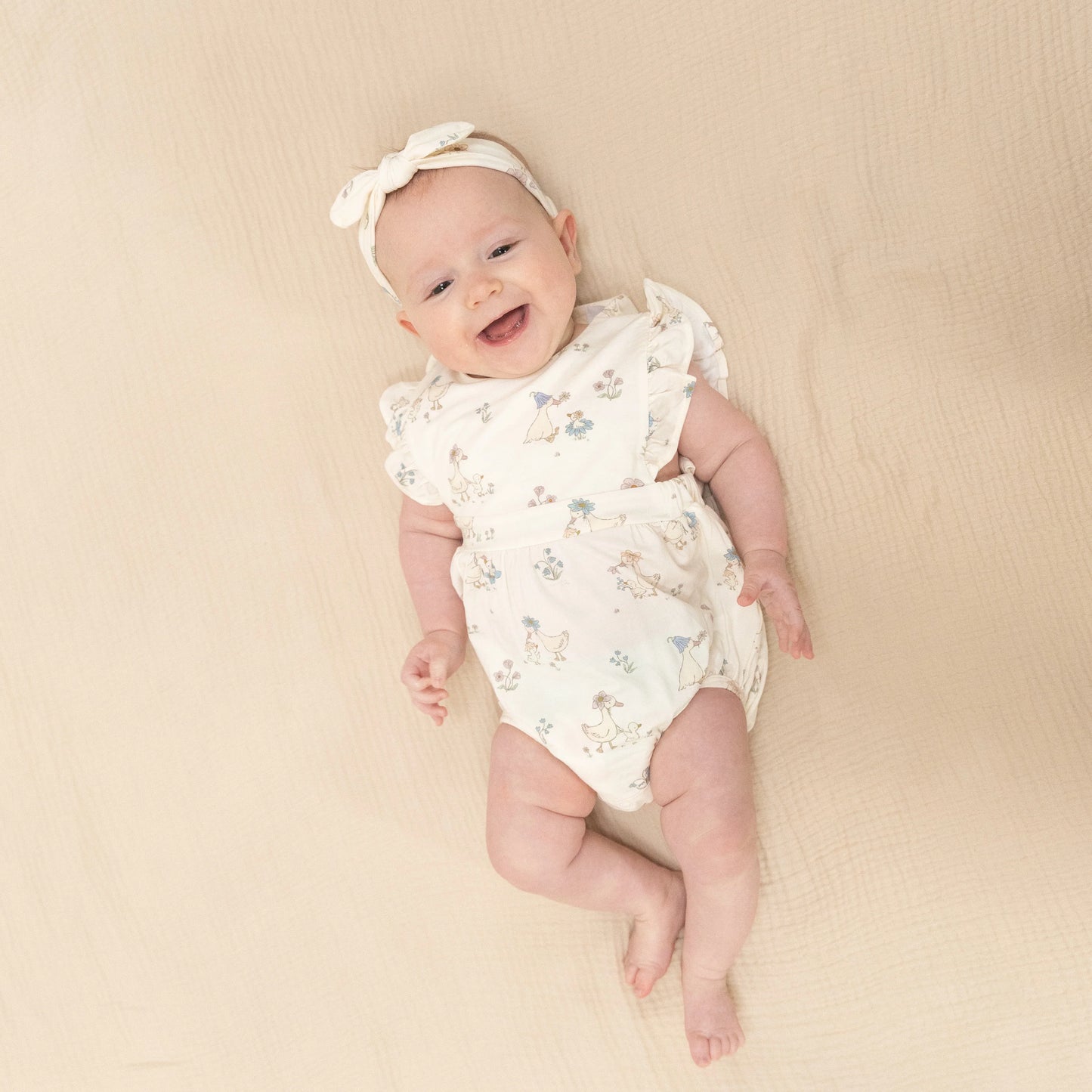 Flower Ducklings Sunsuit