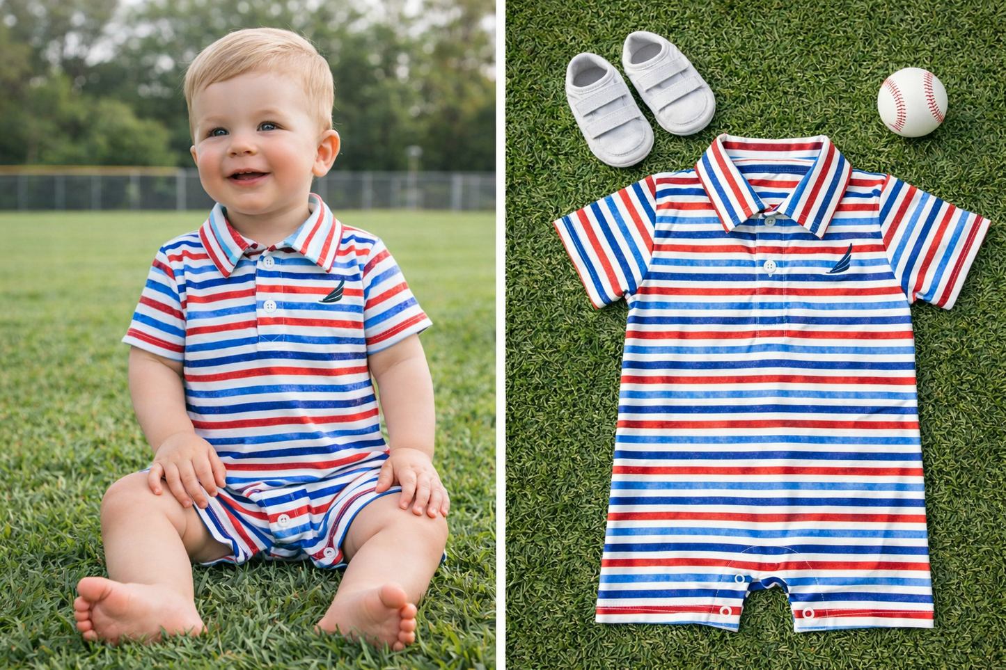 Banks Polo Rompers