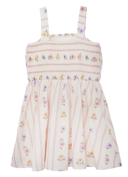 Purple Bouquet Tank Dress