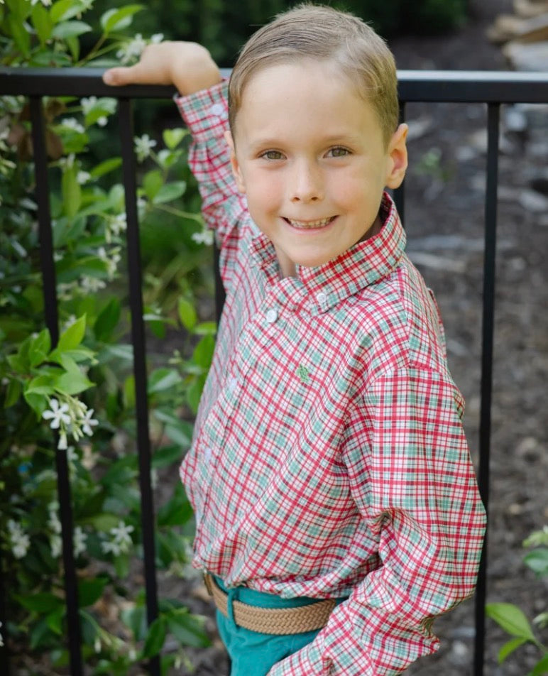 J. Bailey Long Sleeve Plaid Button-Down Shirt