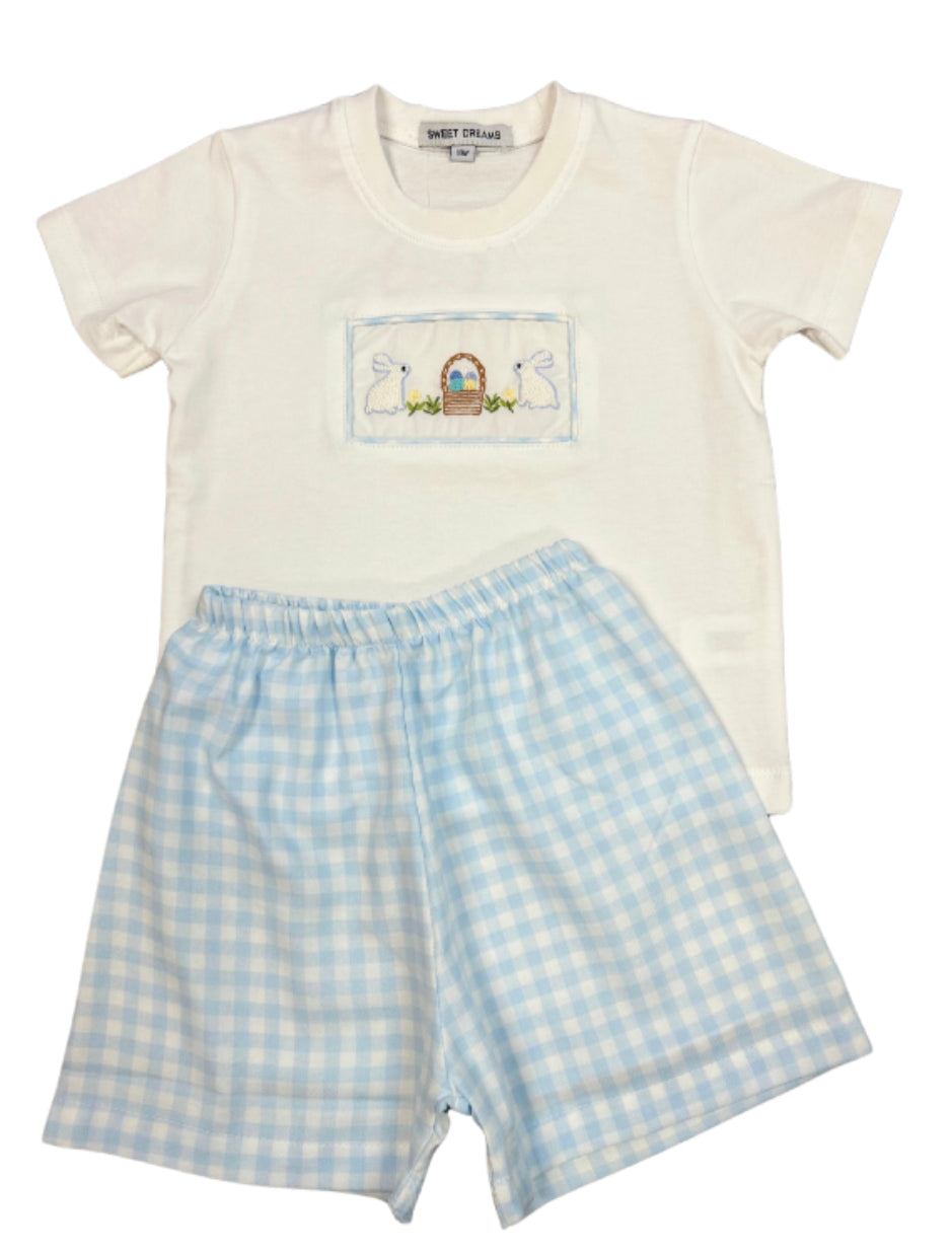 Easter Gingham Short Set