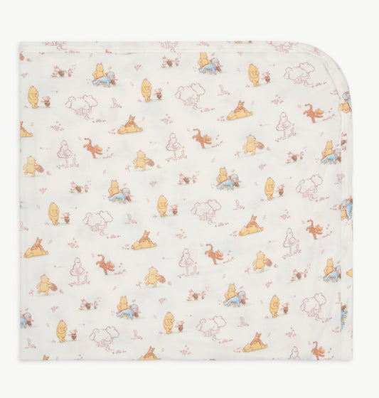 Pooh Moments with Friends Baby Blanket