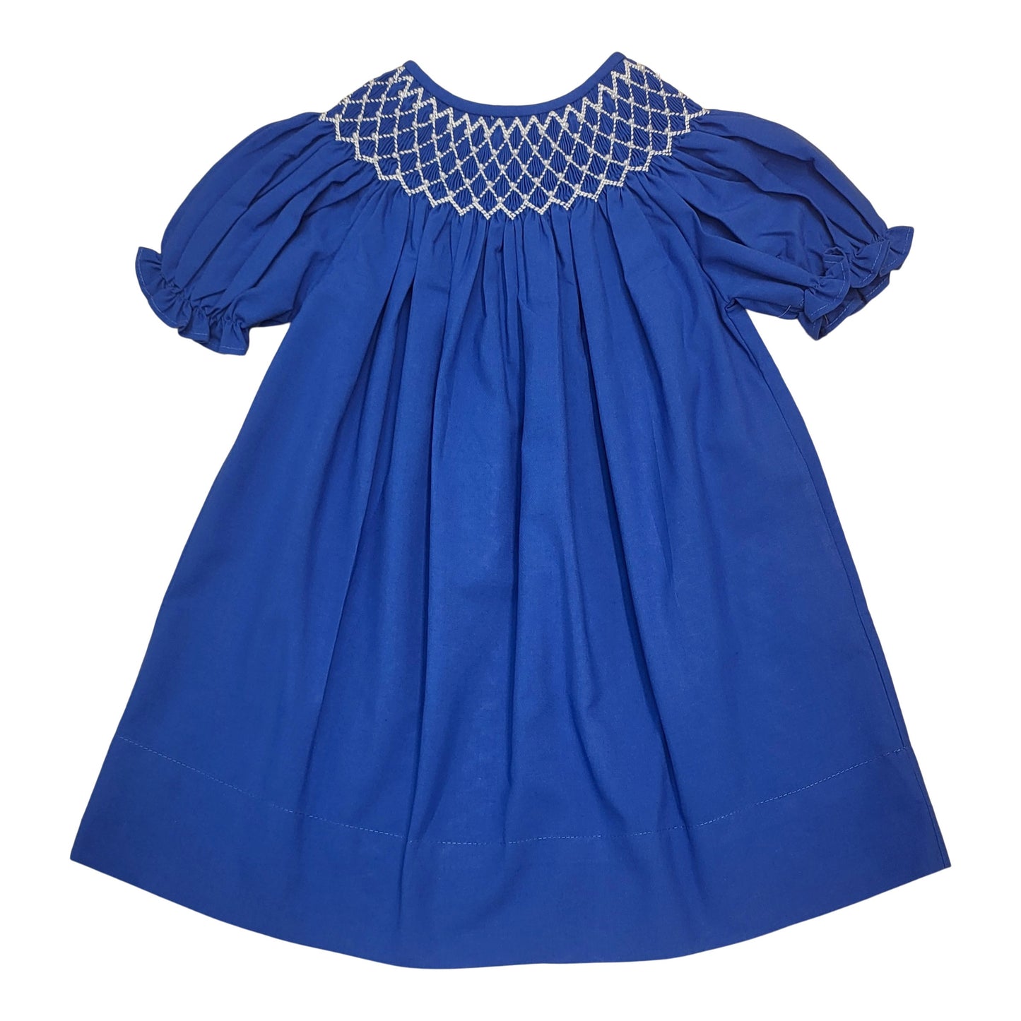 Catherine Royal Blue Smocked Dress
