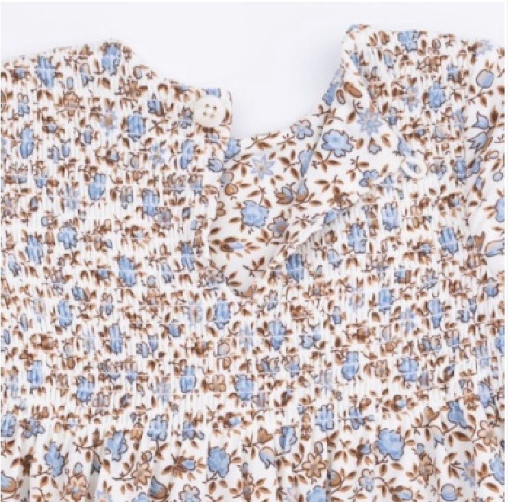 Hazel Floral- Caitlyn Smocked Dress and Bloomer