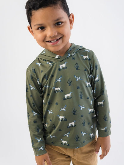 Pond Pups Performance Hooded Shirt