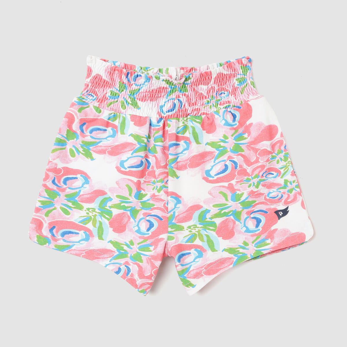 Floral Smocked Shorts