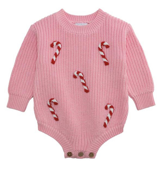Candy Cane Bubble Sweater