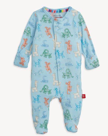 Blue Party Animals Glow Footie