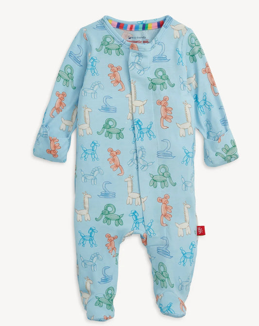 Blue Party Animals Glow Footie