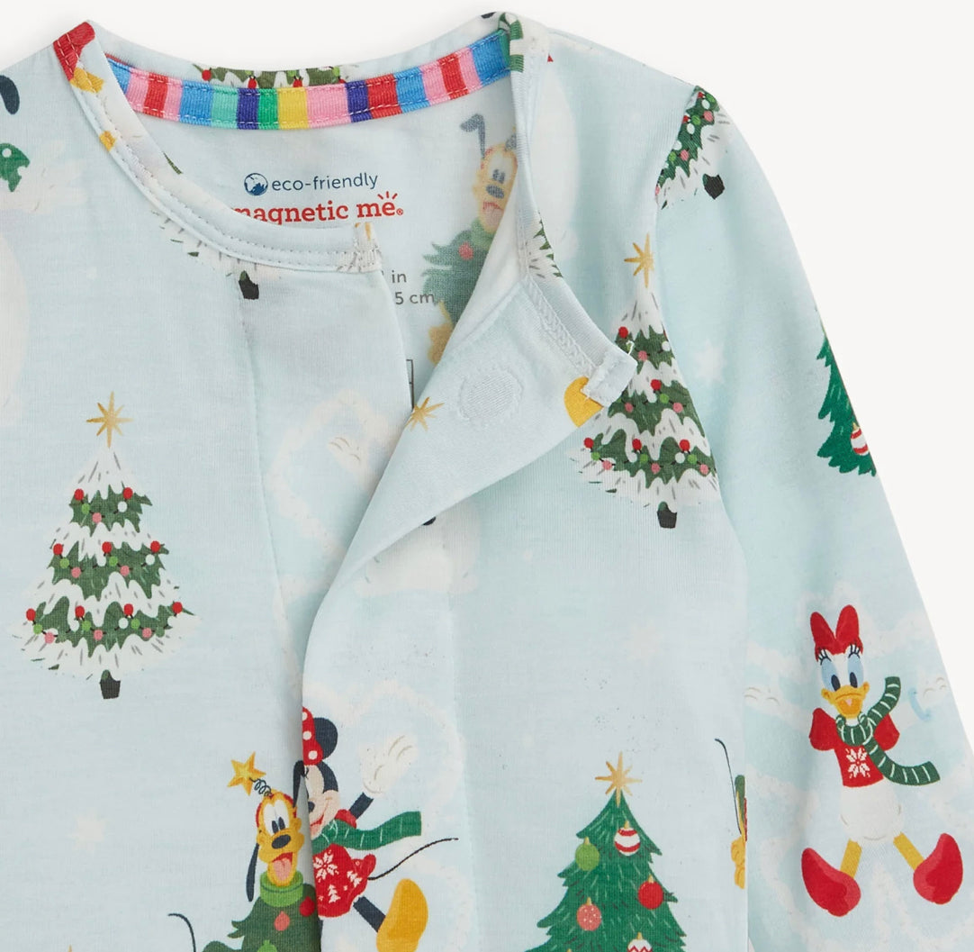 Snow Excited Mickey Footie