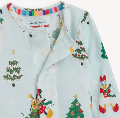 Snow Excited Mickey Footie