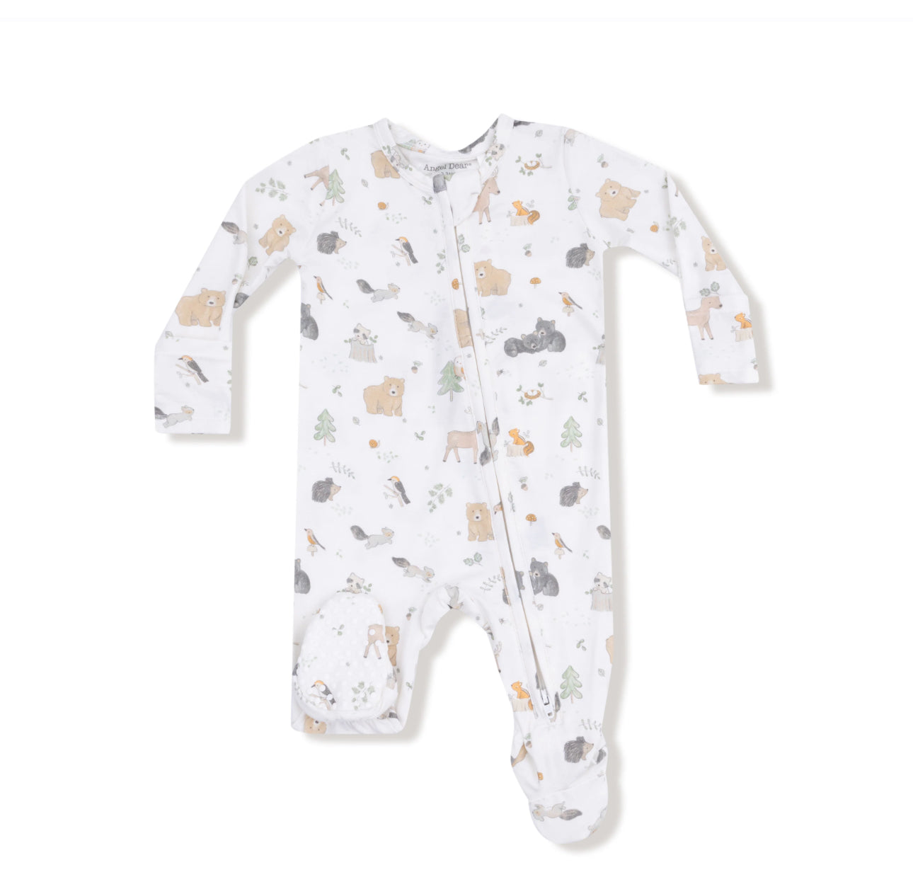 Woodland Babies 2way Zipper Footie