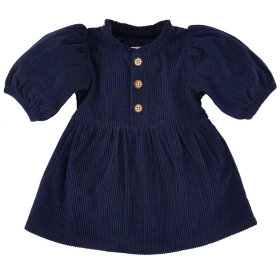 Navy Corduroy Dress