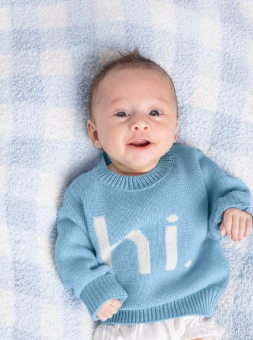 Hi Baby Boy Sweater