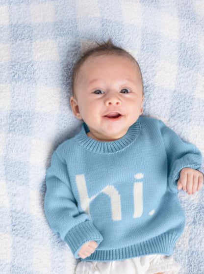 Hi Baby Boy Sweater