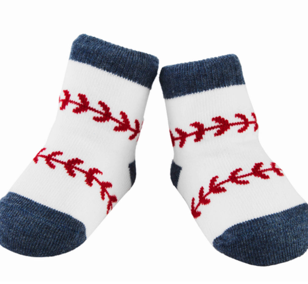 Mud pie baseball socks