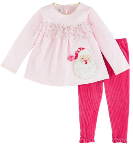 Pink Santa Tunic Pant Set