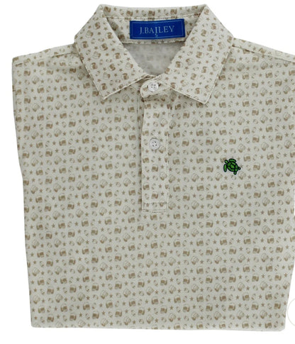 Sport Football Polo on Tan