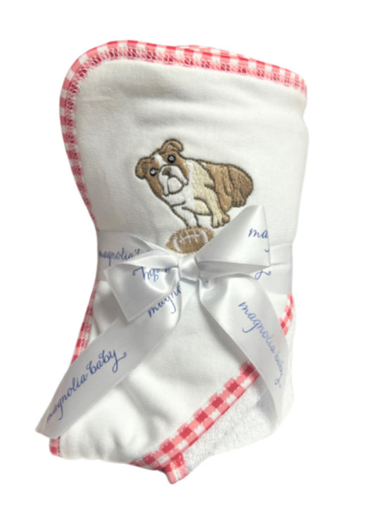 Bulldog Hooded Towel