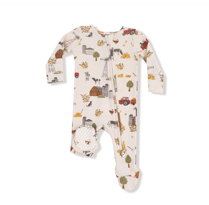 Hay Farmer 2 Way Zipper Footie