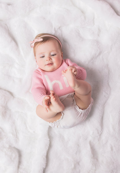 Hi Baby Girl Sweater