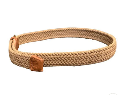 Khaki Braided Belt