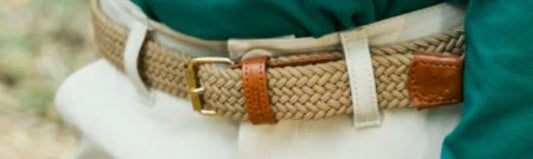 Khaki Braided Belt