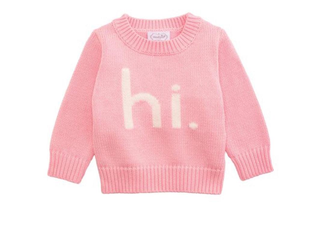 Hi Baby Girl Sweater