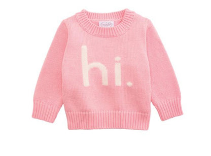 Hi Baby Girl Sweater