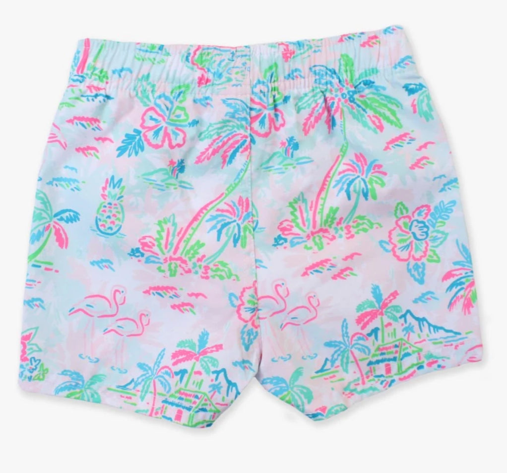 Tropical Resort Swim Trunks