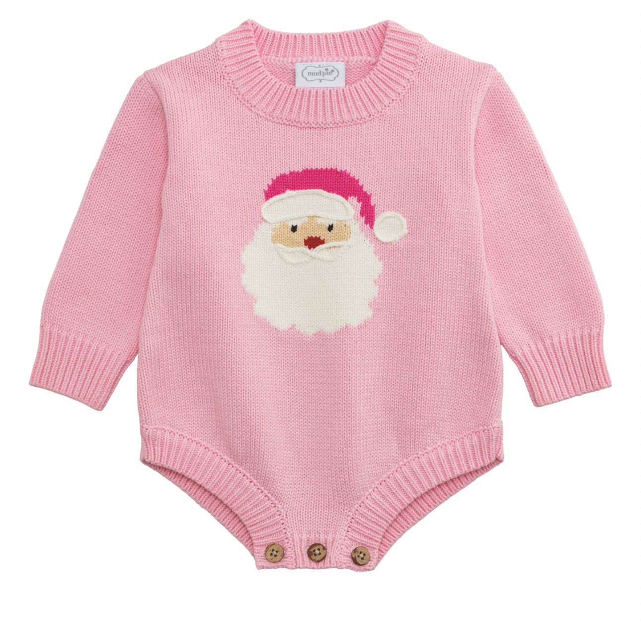 Pink Santa Sweater Bubble
