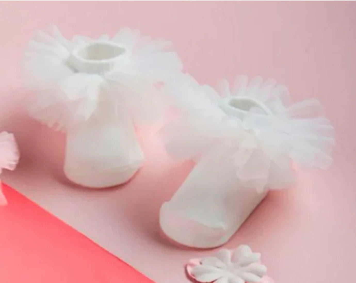 White Tutu Socks